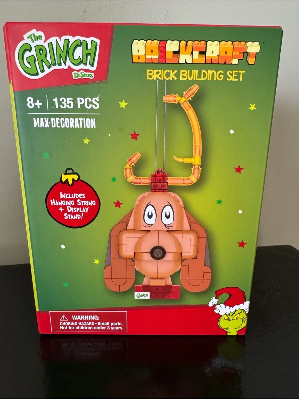 Brickcraft Grinch Max The Dog Decoration Brick Building Kit NIB